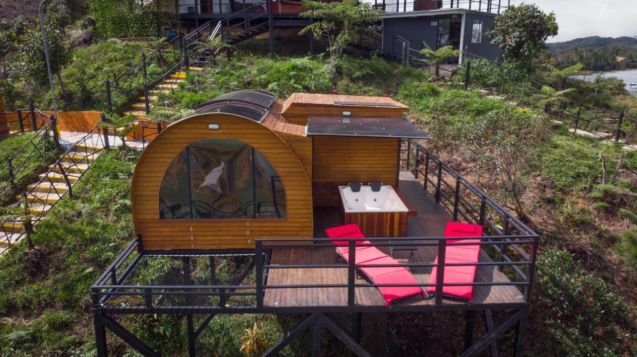 Glamping The Mountain Hotel Guatapé Exterior foto