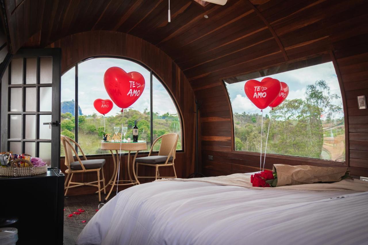 Glamping The Mountain Hotel Guatapé Exterior foto