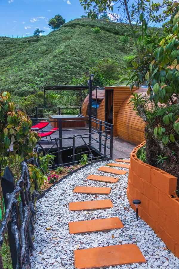 Glamping The Mountain Hotel Guatapé Exterior foto