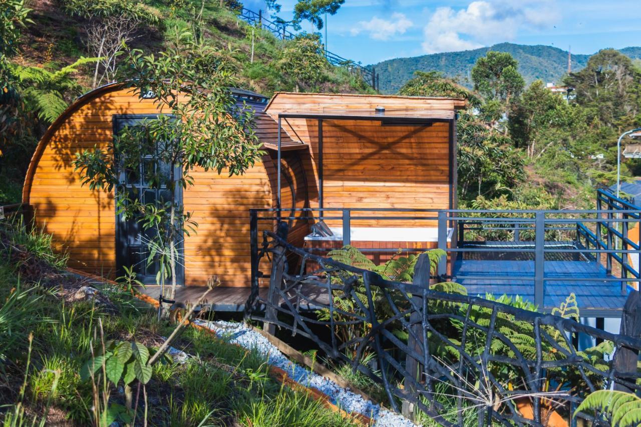 Glamping The Mountain Hotel Guatapé Exterior foto