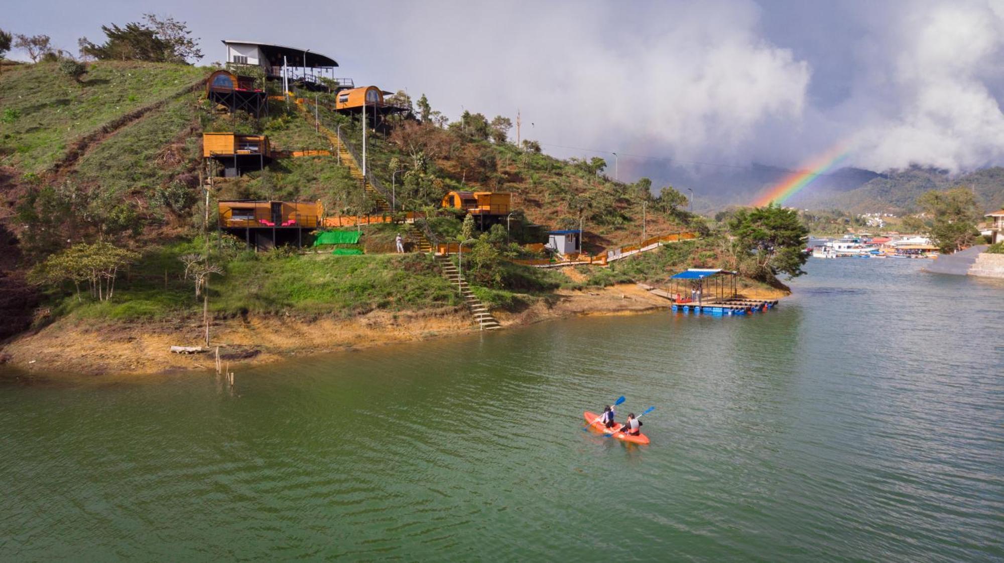 Glamping The Mountain Hotel Guatapé Exterior foto